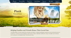 Desktop Screenshot of plunkfuneralhome.com